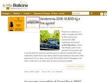 Tablet Screenshot of lemiebollicine.com